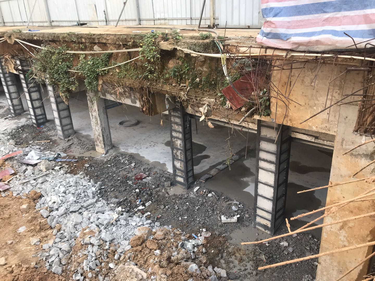 柳州恒大雅苑22#23#樓周邊地下室拆除及加固工程