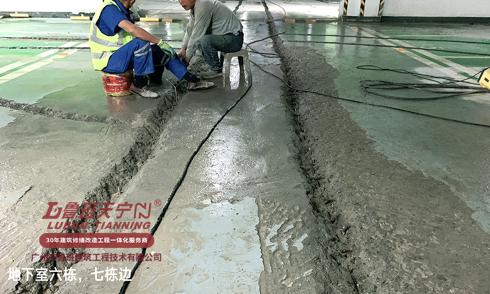 中衛(wèi)碧桂園項目地下車庫滲漏維修工程