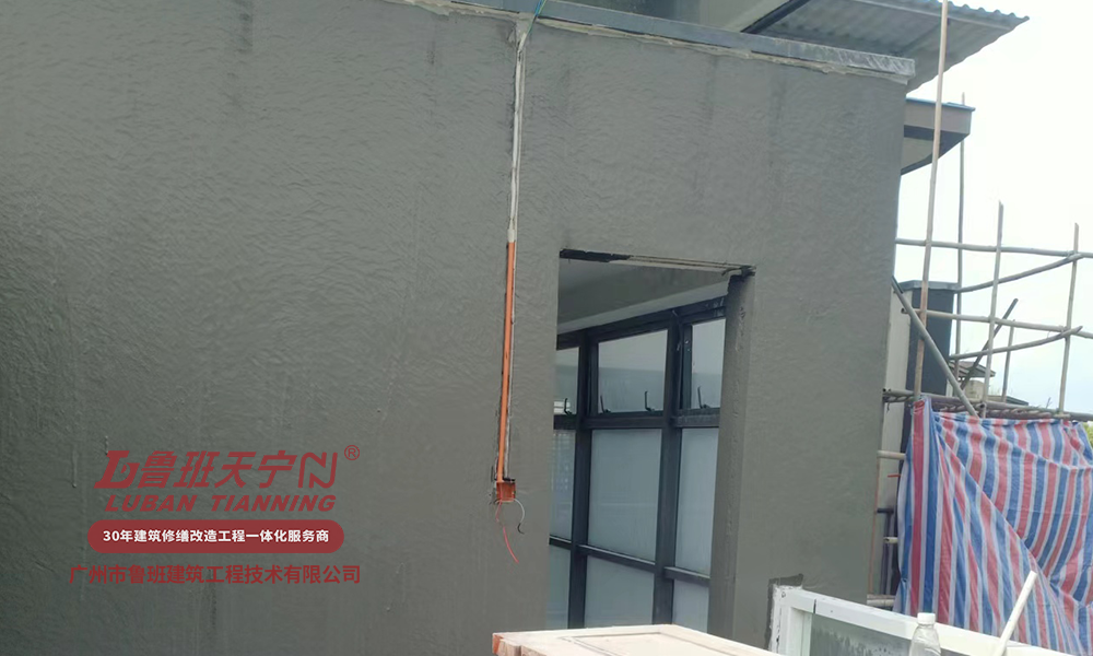 溫泉明月山溪文明里別墅外墻防水裝飾工程