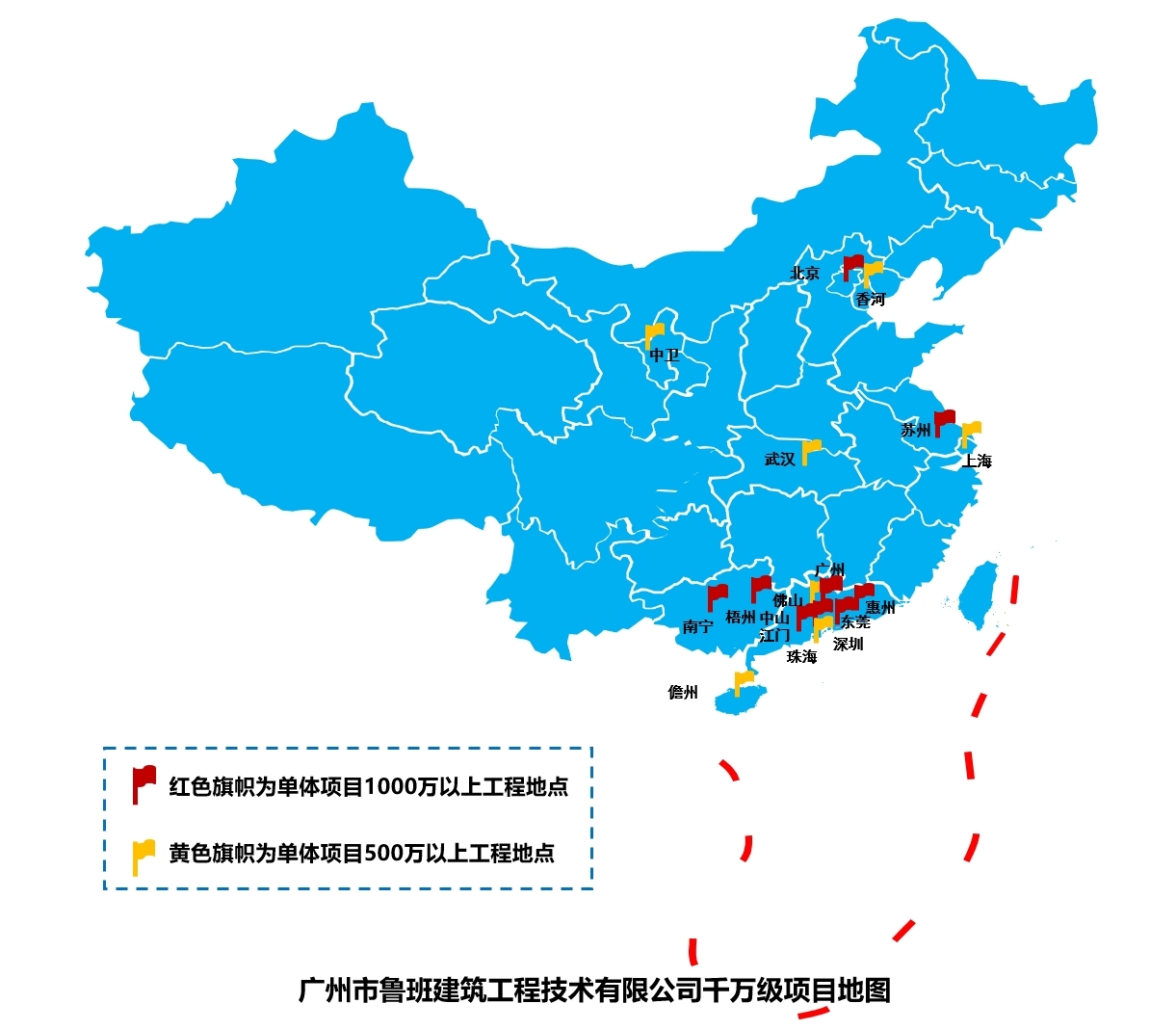披荊斬棘！魯班公司2024年千萬級工程地圖出爐啦！